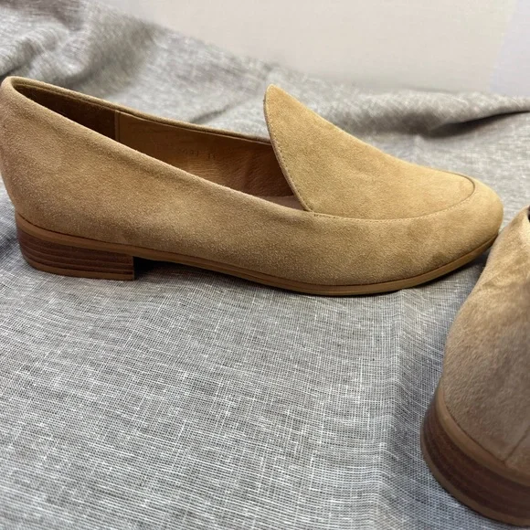 J. Jill Tan Suede Flats with Classic Slip-On Design - Picture 4 of 6